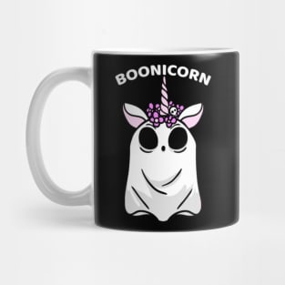 Halloween Boonicorn Ghost Unicorn Funny Gift Mug